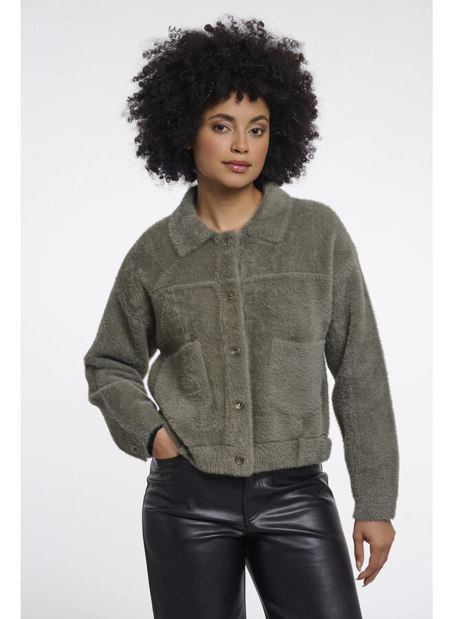 Bubbly 5002611 Rino & Pelle Boxy jacket Green ash
