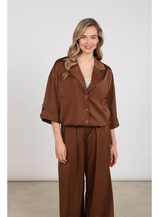 NKF13091 385 Nukus Dorine Jacket Espresso