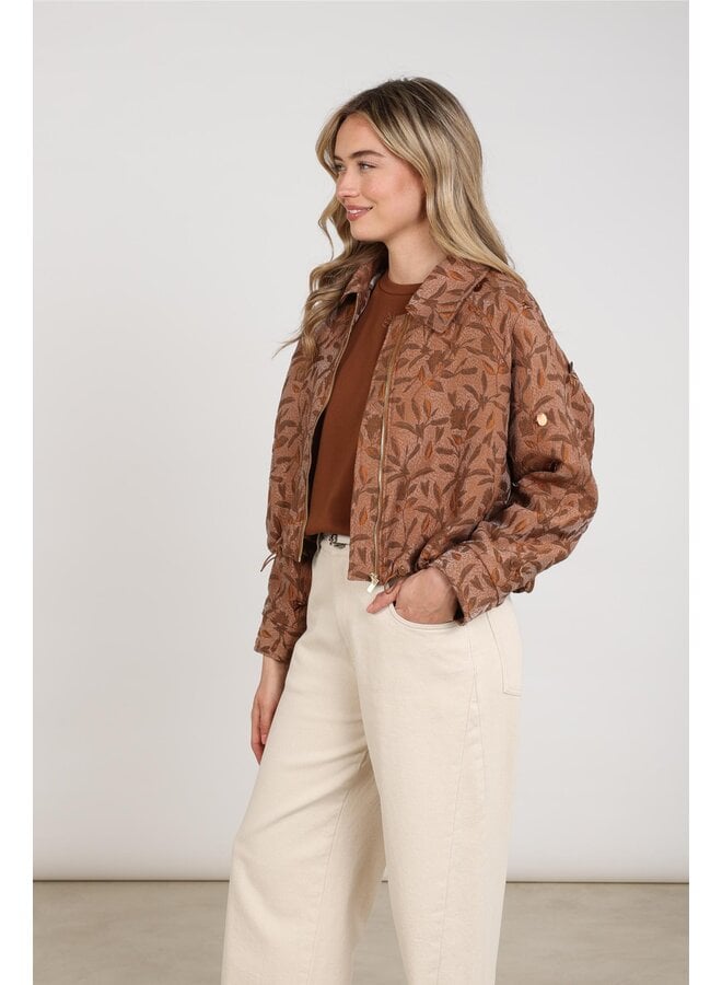NKF13122 335 Nukus Daisey Jacket Flower Toffee