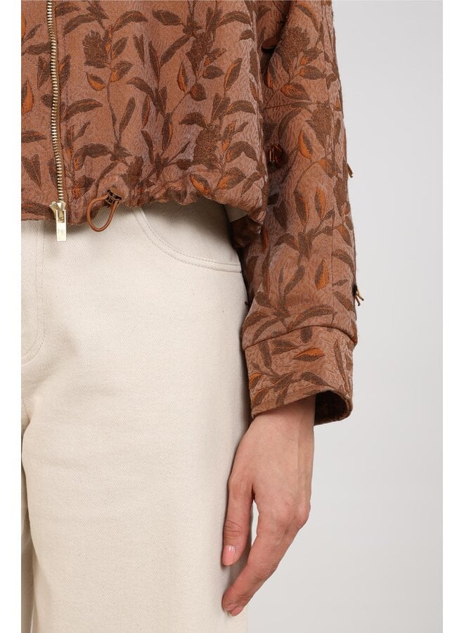 NKF13122 335 Nukus Daisey Jacket Flower Toffee