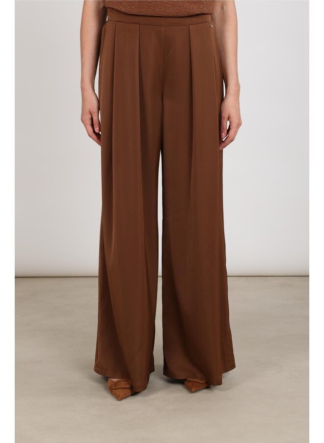 NKF09068 385 Nukus June Pants Shiny Espresso
