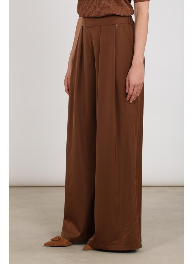 NKF09068 385 Nukus June Pants Shiny Espresso