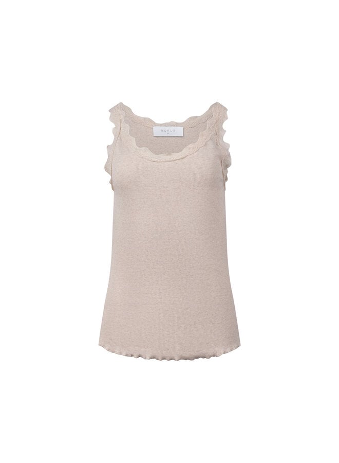 NKF06003 9 Nukus Maddie Singlet Lace Sand