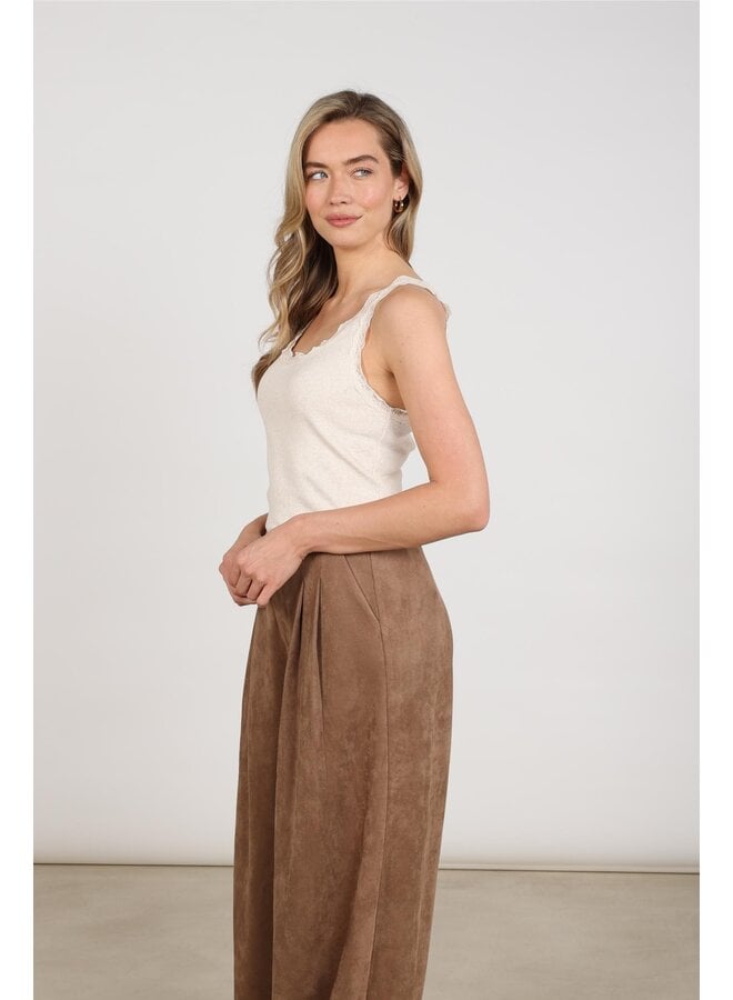 NKF06003 9 Nukus Maddie Singlet Lace Sand