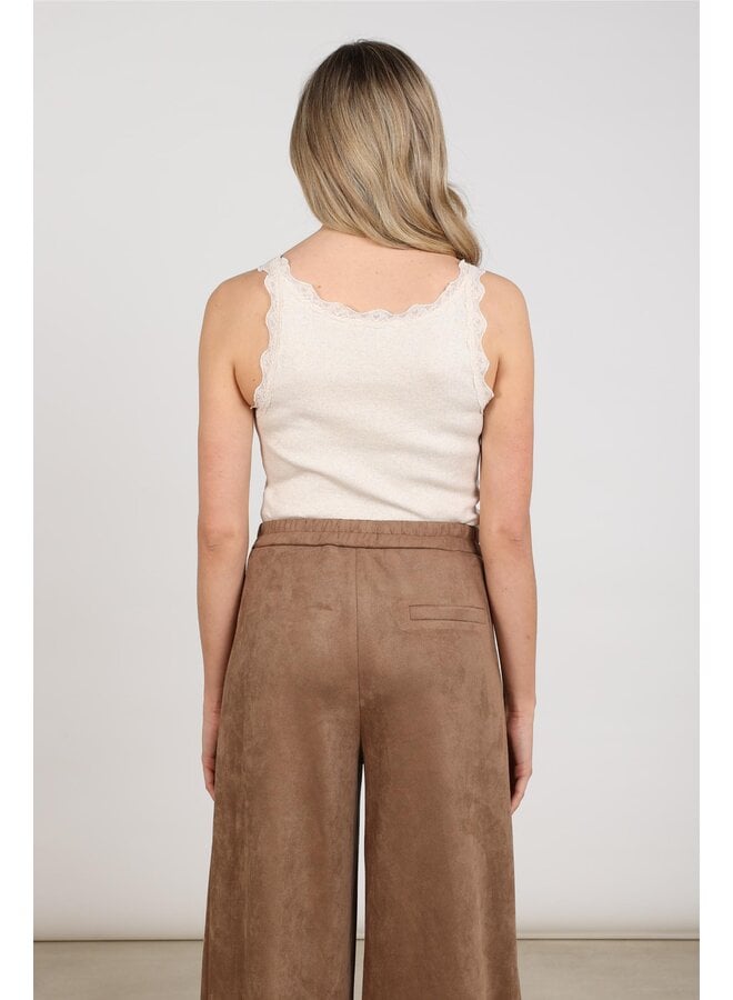 NKF06003 9 Nukus Maddie Singlet Lace Sand