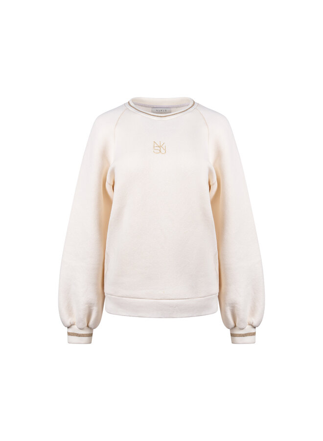 NKF03069 17 Nukus Ollie Pullover NK Off White