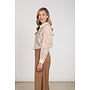 NKF02179 9 Nukus Aysha Blouse Feathers Sand