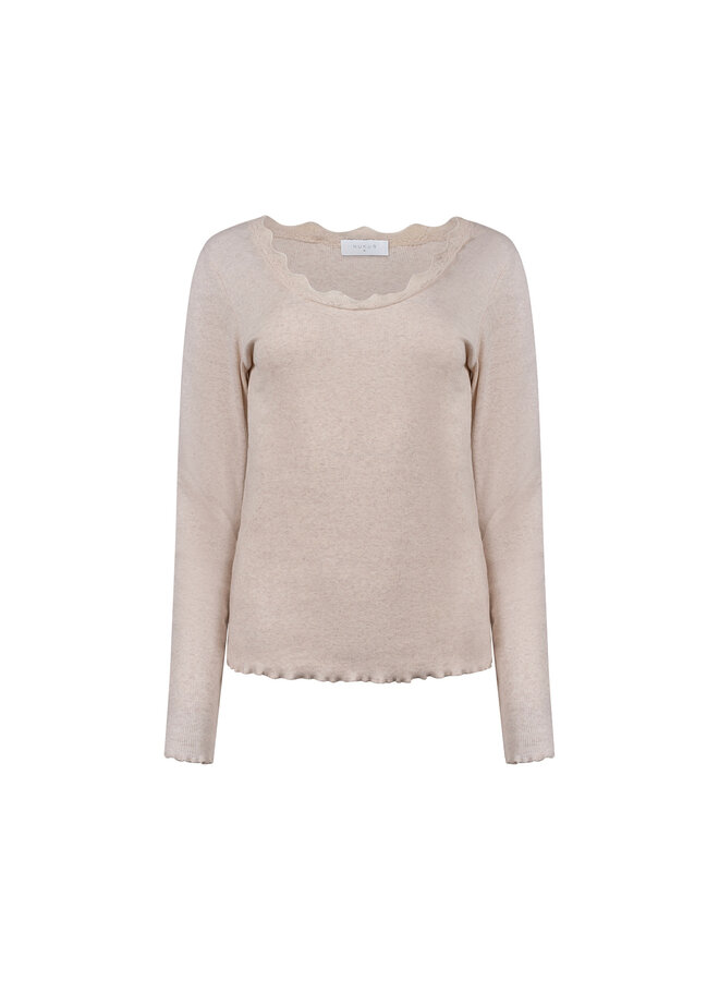 NKF01101 9 Nukus Mika Top Lace Sand