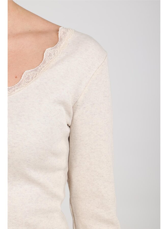 NKF01101 9 Nukus Mika Top Lace Sand
