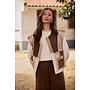 NKF08030 386 Nukus Helen Gilet Sand/Toffee