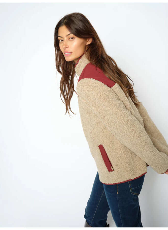 179580 273 MosMosh MMElisa Eli Teddy Jacket Cabernet
