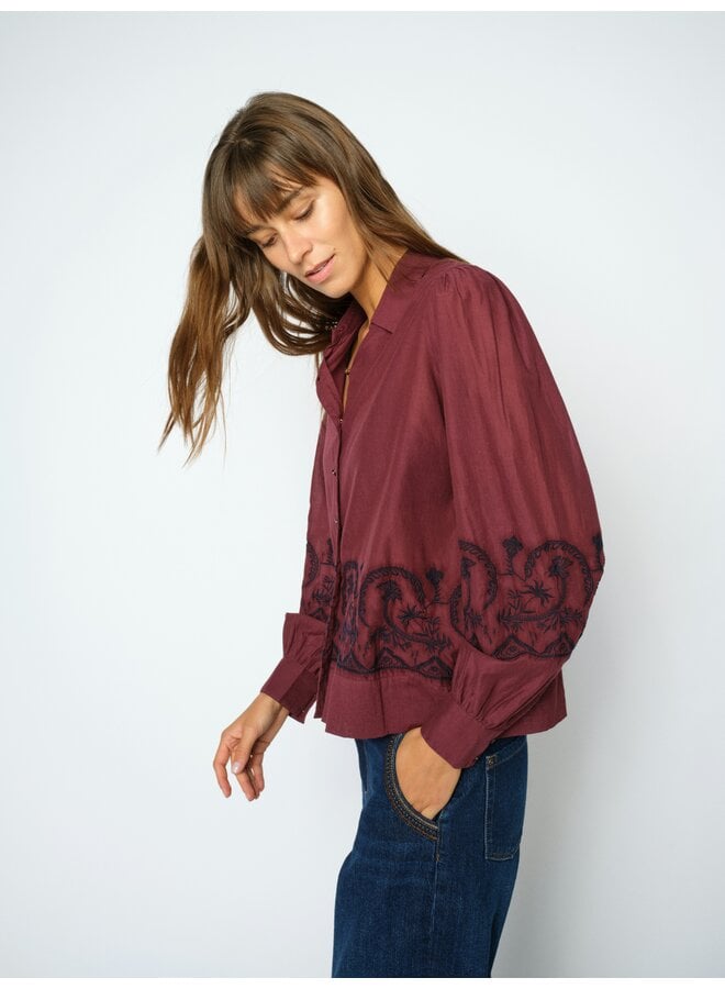 181730 278 MosMosh MMSilca Lino Shirt Port Royale