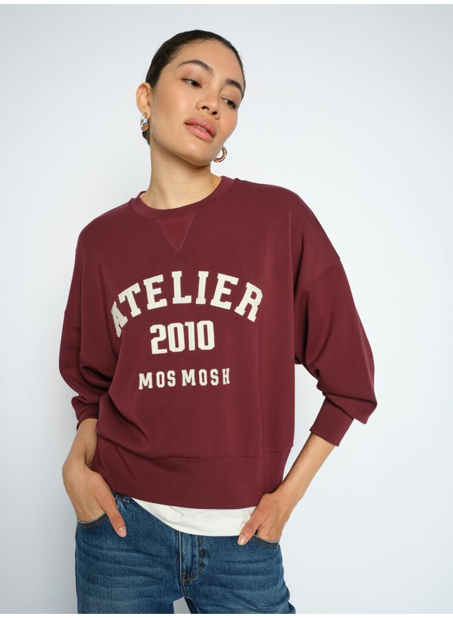 177510 278 MosMosh MMNima O-LS Sweatshirt Port Royale
