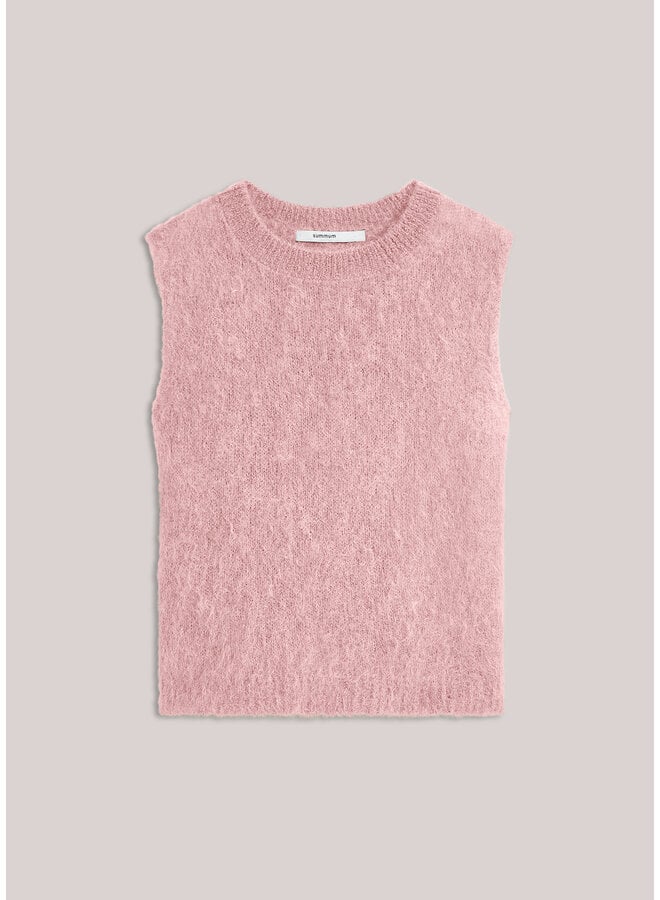 7s8022-70089 327 Summum Spencer Kid mohair knit Faded pink