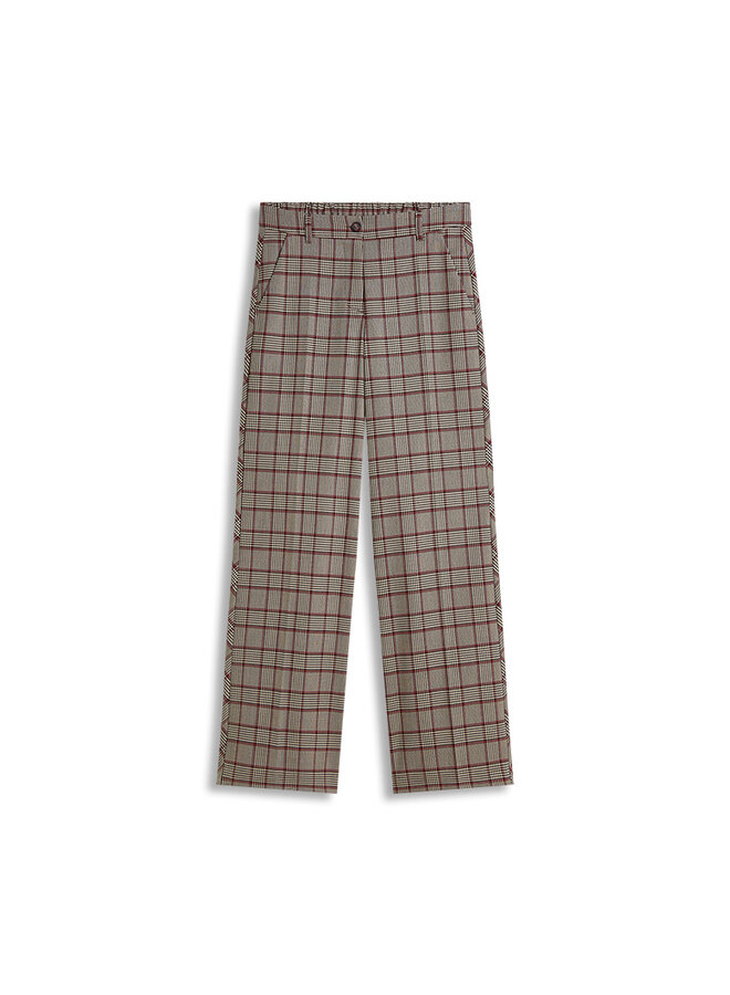 4s3040-12482 120 Summum Trousers Check burgundy Multicolour