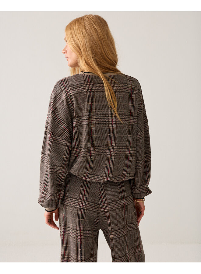 3s5369-30794 120 Summum Sweatshirt Check jacquard Multicolour