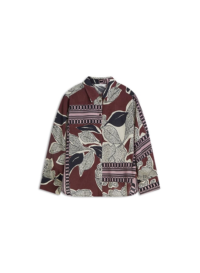 2s3561-12487 120 Summum Blouse Scarf print Multicolour