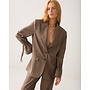 1s1330-12481 742 Summum Blazer Twill melange Taupe