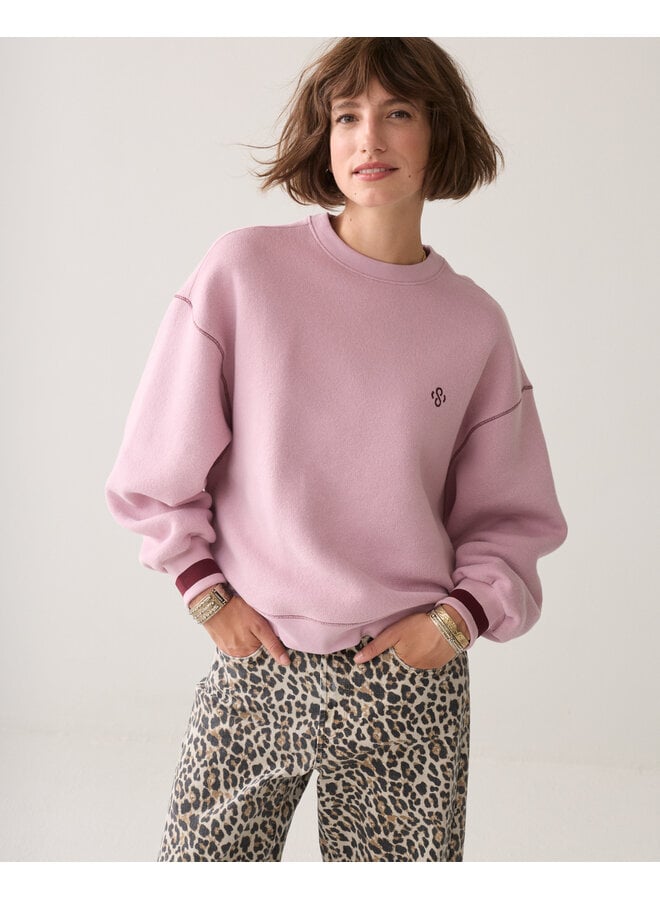 3s5365-30413 327 Summum Soft balloon Sweatshirt Faded pink