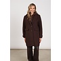 NKF12009 334 Nukus Mirthe Coat Boucle Chocolate