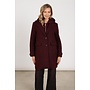 NKF12009 333 Nukus Mirthe Coat Boucle Cherry