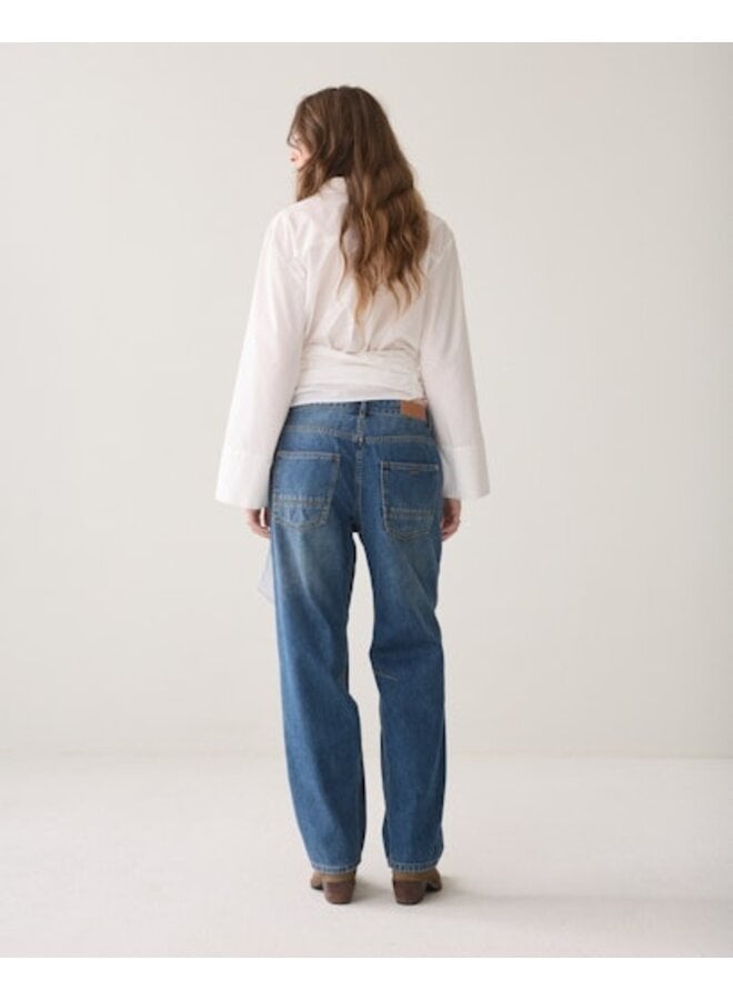 4s2746-5169 453 Summum Cocoon leg jeans Vintage cotton twill Denim