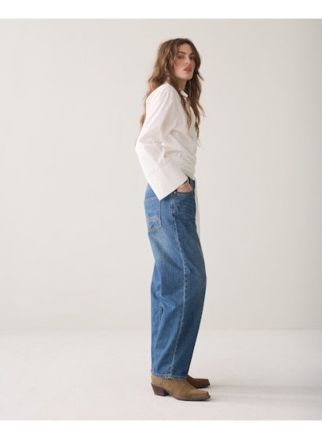 4s2746-5169 453 Summum Cocoon leg jeans Vintage cotton twill Denim