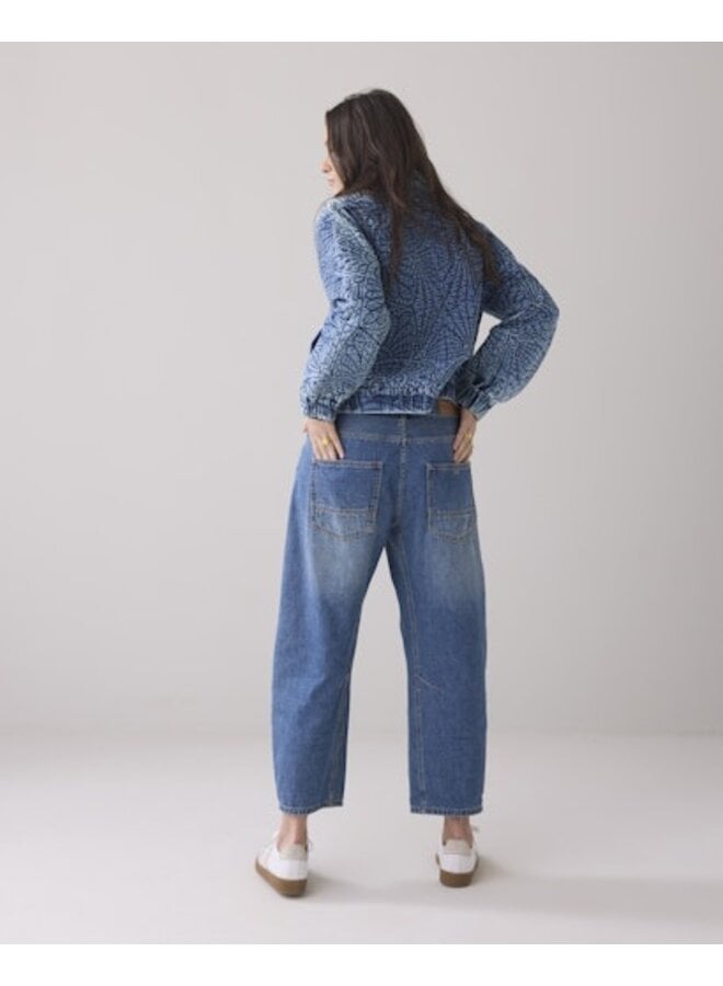 4s2746-5169 453 Summum Cocoon leg jeans Vintage cotton twill Denim