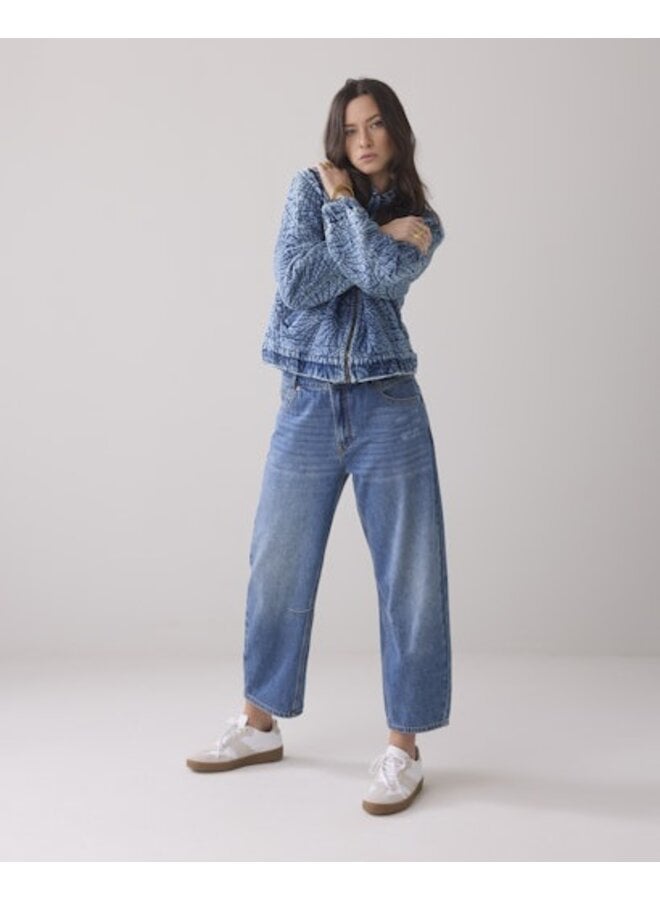 4s2746-5169 453 Summum Cocoon leg jeans Vintage cotton twill Denim