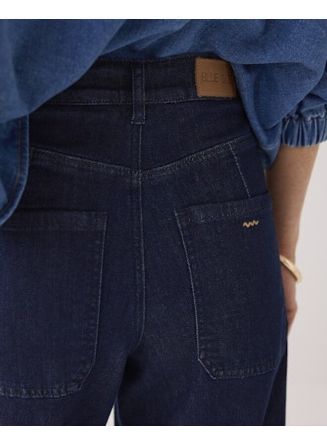 4s2740-5153 490 Summum Tapered jeans Soft fine twill Indigo