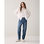 4s2740-5153 488 Summum Tapered jeans Soft fine twill Dark blue denim