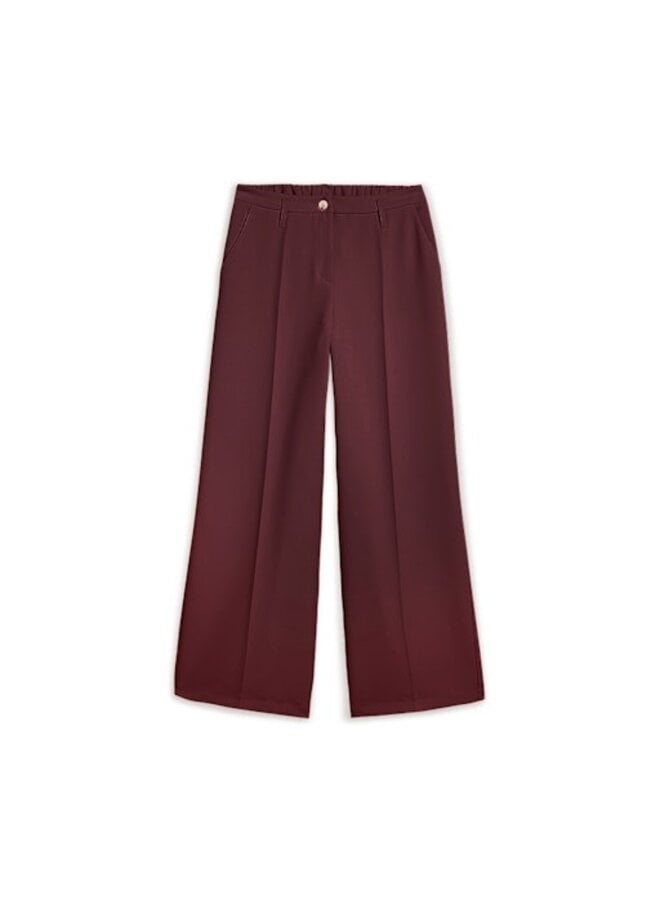 4s2369-11680 335 Summum Trousers Foam uni Dark burgundy