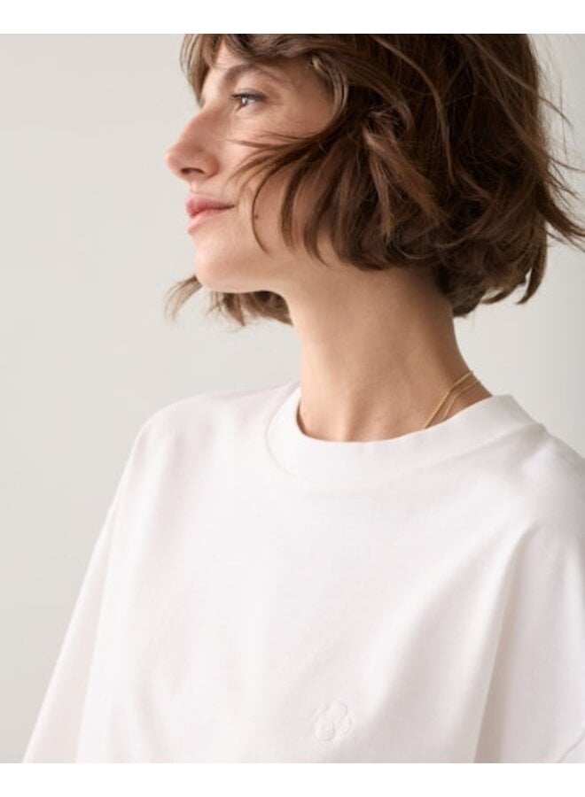 3s5332-30799 122 Summum Tee Heavy jersey Ivory