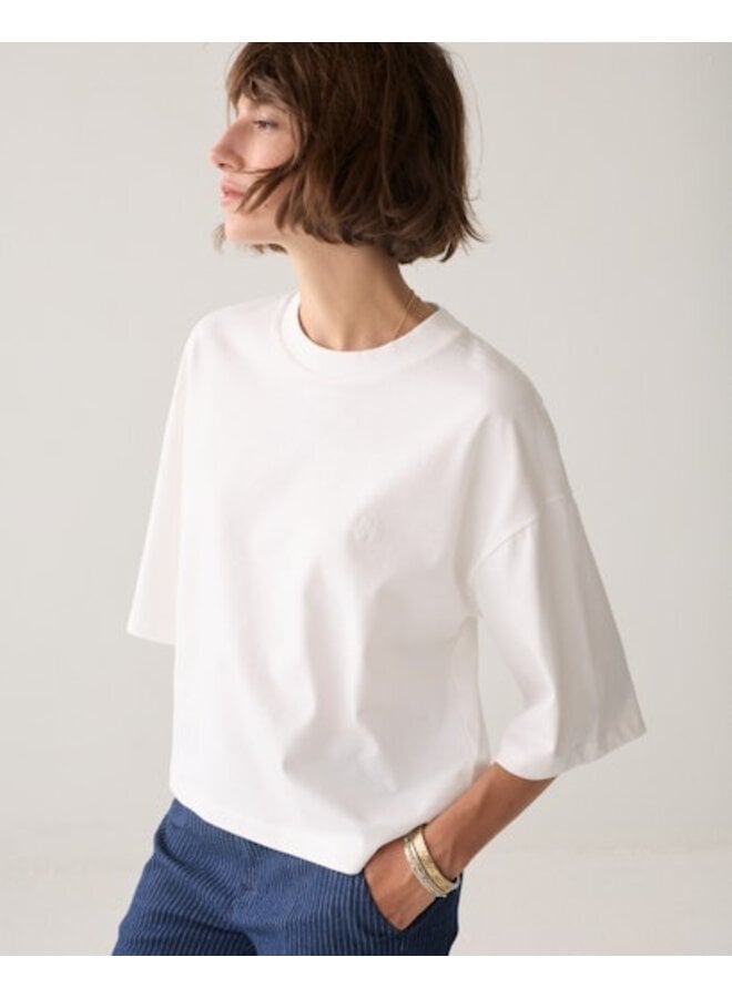 3s5332-30799 122 Summum Tee Heavy jersey Ivory