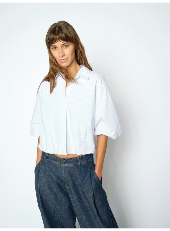 181930 109 Mos Mosh MM Maxime Nylah Shirt Bright White