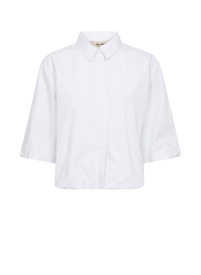 181930 109 MosMosh MMMaxime Nylah Shirt Bright White