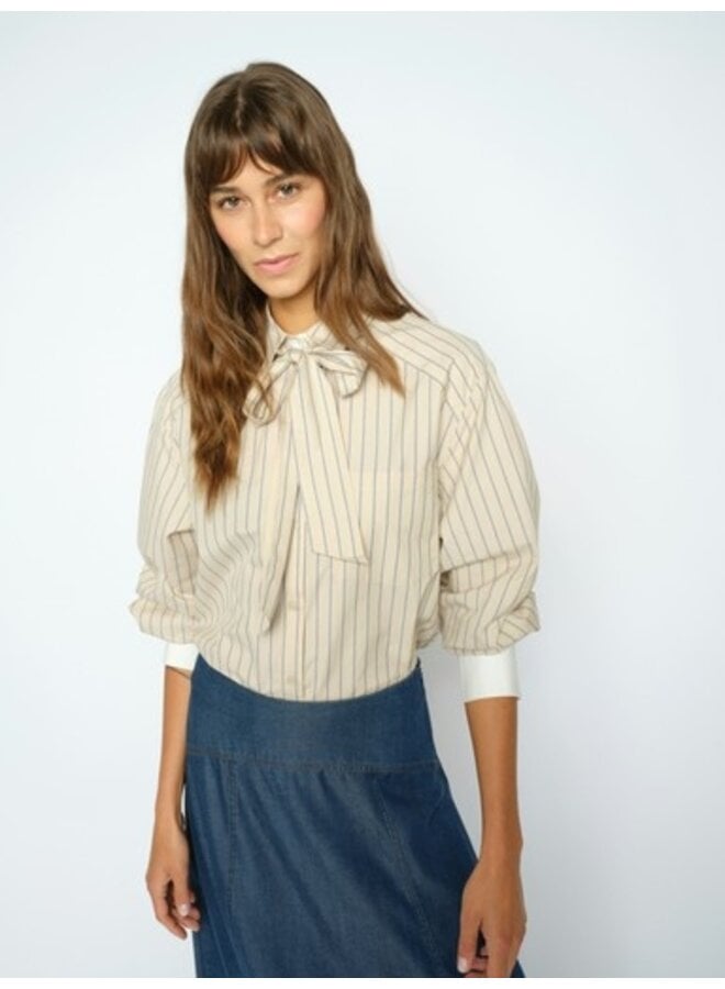 181970 128 MosMosh MMKeeva Lilou Shirt Oxford Tan