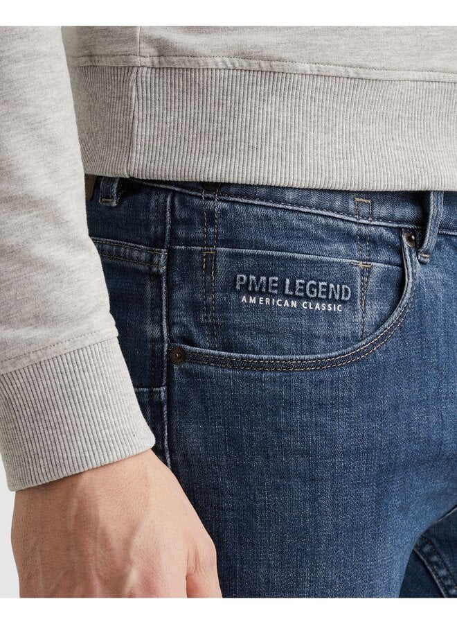 PTR120-BMC PME Legend PME LEGEND NIGHTFLIGHT JEANS BLUE MID CLEAN