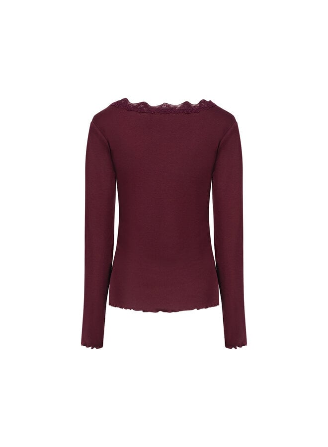 NKF01101 333 Nukus Mika Top Lace Cherry