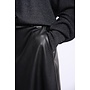 Chelsea.7502611 Rino en Pelle Faux leather skirt with belt Dark navy