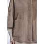 Dewi.7002611 Rino en Pelle Faux fur cape Mocha latte