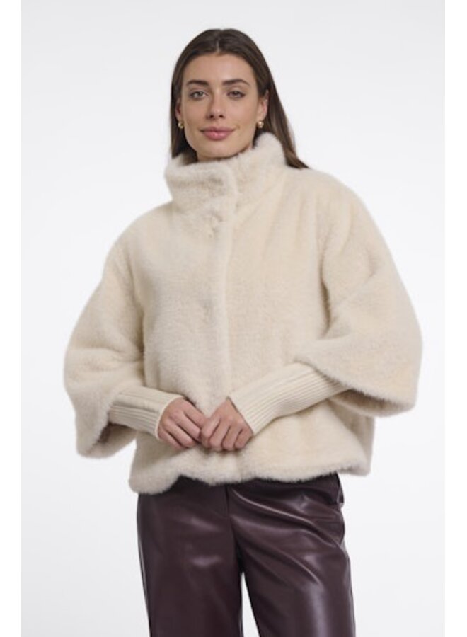 Nesrin 7002611 Rino & Pelle Jacket with rib cuffs Birch