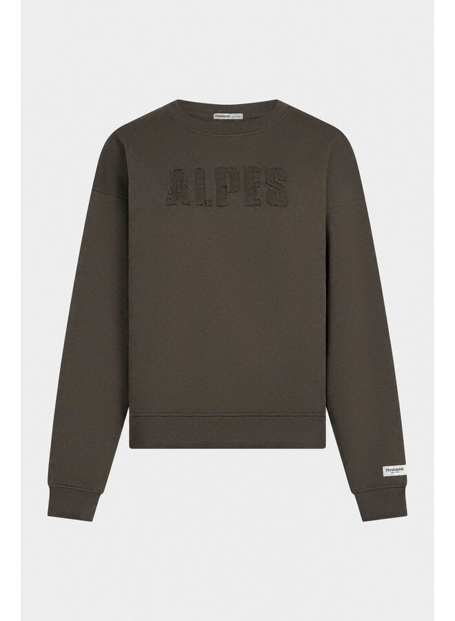 W26F1927 655 Penn & Ink Sweater print tabac