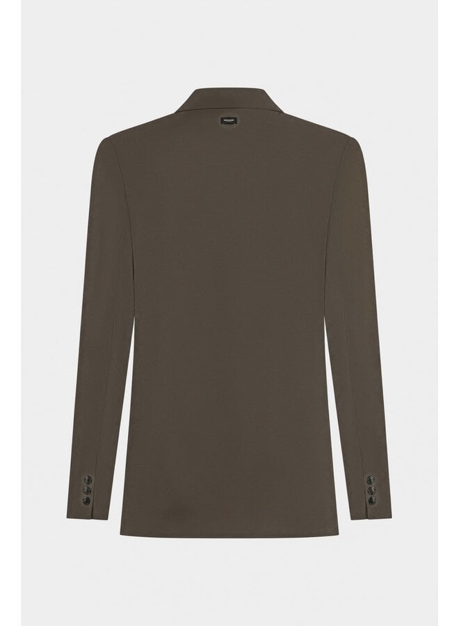 W26M-CLYDE 655 Penn en Ink Blazer tabac