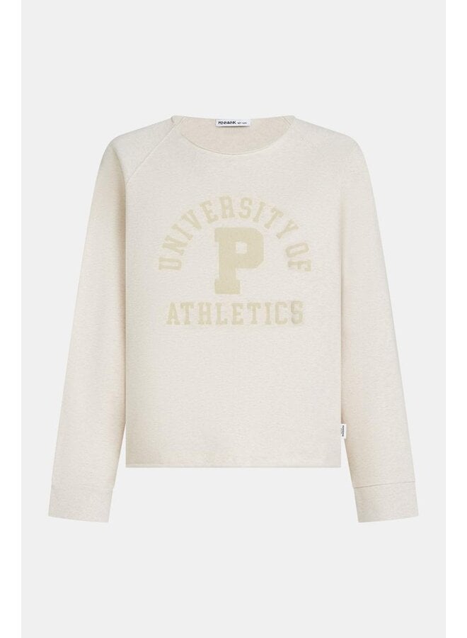 W26F1926 036m-36 Penn & Ink Sweater print beige mel. beige