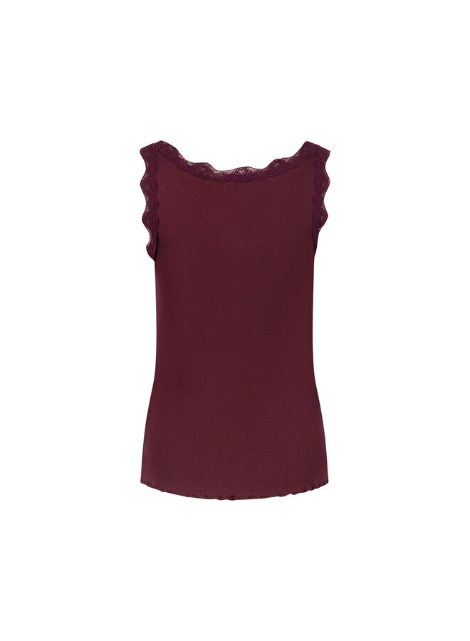 NKF06003 333 Nukus Maddie Singlet Lace Cherry