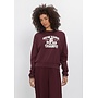 W26F1941 351-5 Penn en Ink Sweater print aubergine ecru