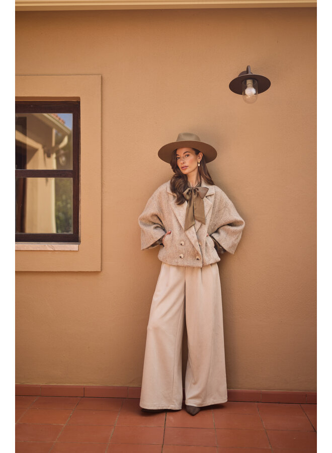 NKF13149 9 Nukus Danique Jacket Pearls Sand