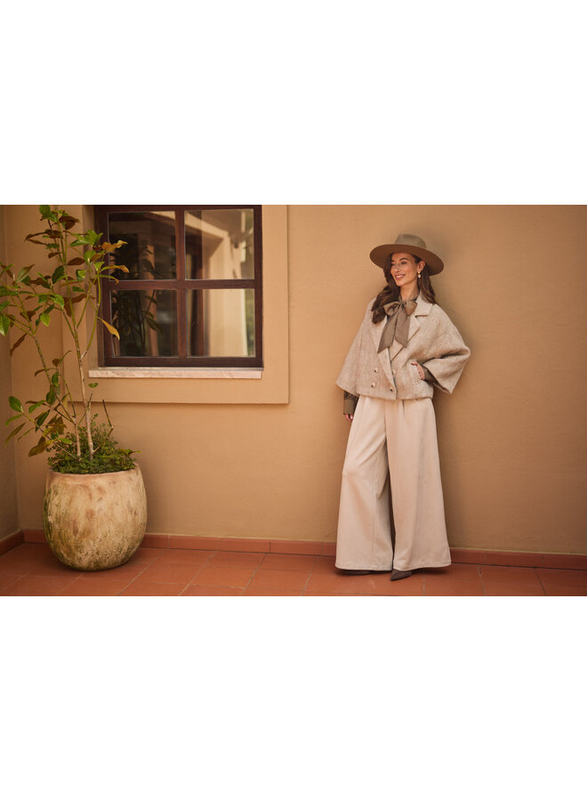 NKF13149 9 Nukus Danique Jacket Pearls Sand