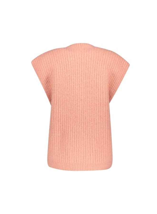 64534-29 521 Geisha Gilet knitted soft pink